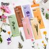 Momo PET Translucent Bookmarks - Natural Plant Series (6 Designs, 5 Sheets)