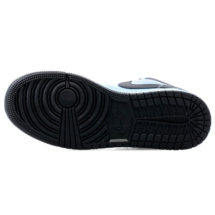 Air Jordan 1 Low GS University Blue Black Детские кроссовки Белые 553560-403