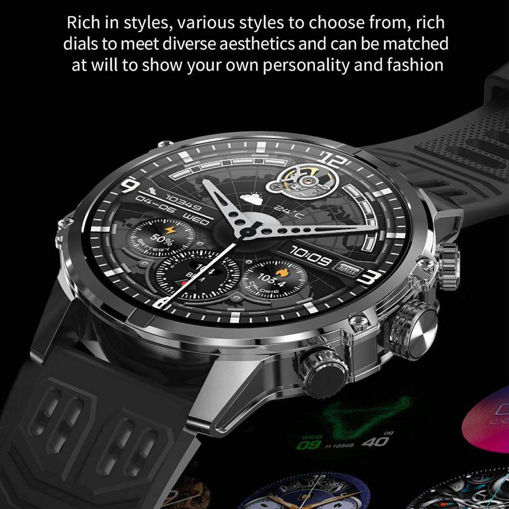 Умные часы CF53, совместимые с Bluetooth, умные часы для звонков, фитнес-трекер со светодиодным фонариком и силиконовым ремешком