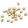 10Pcs Copper Four Leaf Cross Heart Shaped Flower Partition Beads For DIY Jewelry Making Craft Accessories