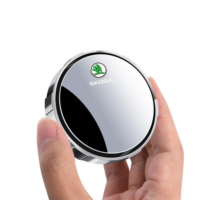 2 шт. Регулируемое зеркало заднего вида для слепой зоны автомобиля с углом обзора 360 градусов для Skoda Octavia MK2 MK3 2 3 A7 Fabia Karoq Kodiaq Superb Rapid Kamiq