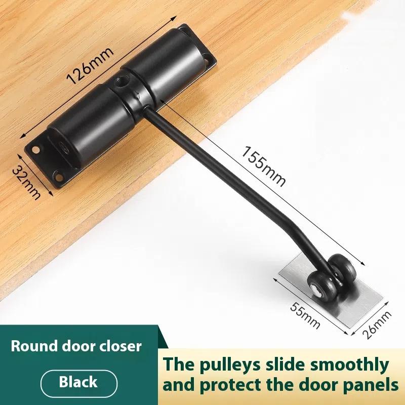Прочная фурнитура для мебельных дверей Автоматический пружинный доводчик двери Регулируемое устройство для закрывания двери Замок безопасности