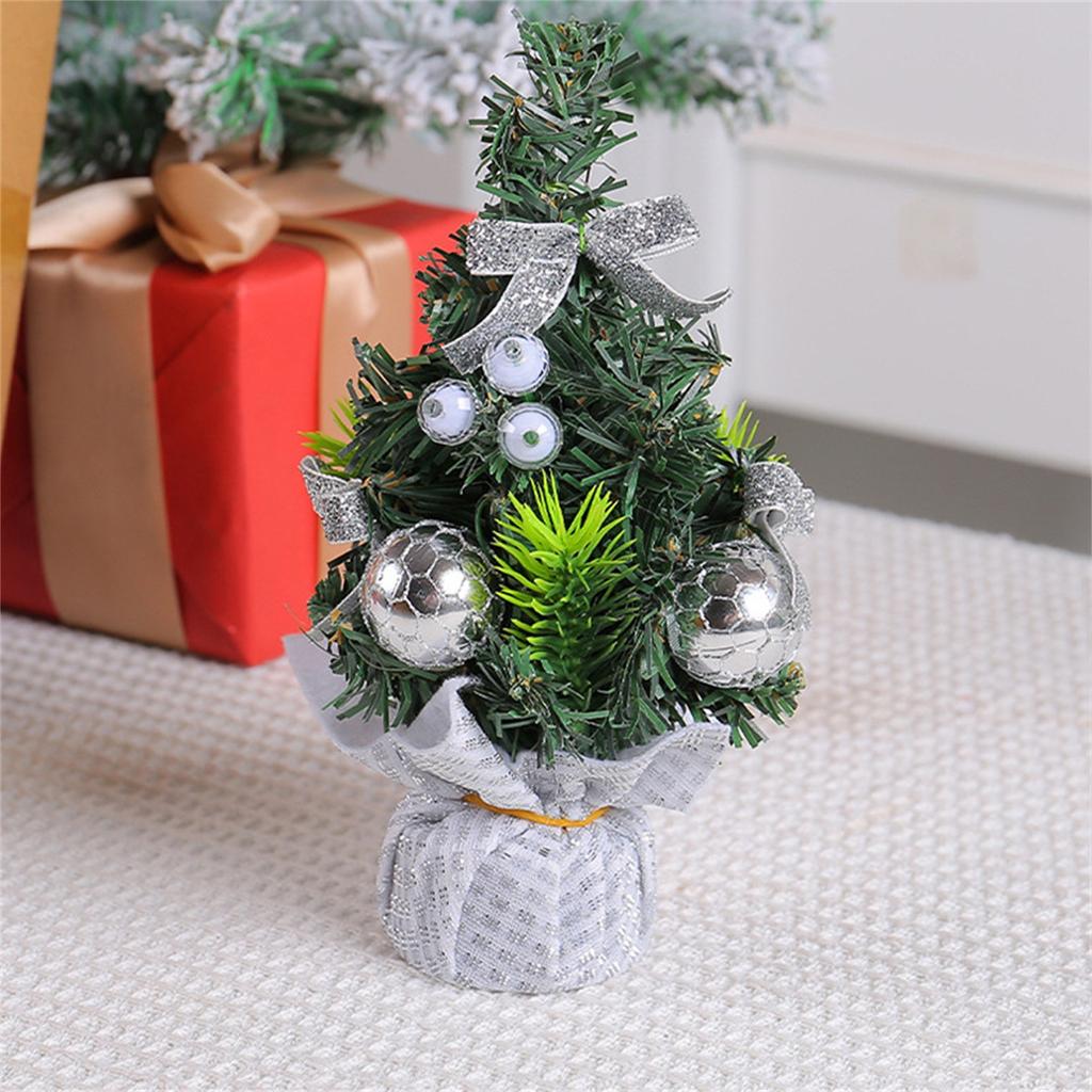 Рождественские шары, игольчатые елочные украшения, рождественские настольные имитации елочных украшений, маленькие подарки