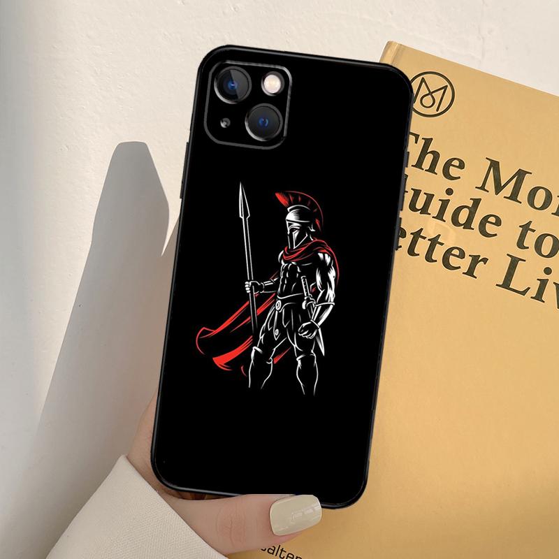 Spartan Phone Case For iPhone 12 11 13 Pro Max X XR XS Max 7 8 Plus SE 2020 12 Mini 13 Mini Cover
