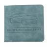 Leather Car Document Holder Organizer For Registration License Insurance Cards Vehicle Glove Box Storage Case