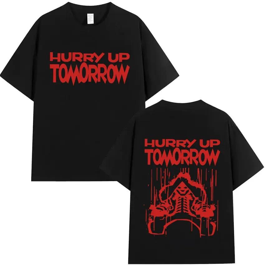 Famous Singer The Weeknd DoubleSided Print Mens TShirt Cotton Short Sleeve Loose Comfortable Fashion Women And Men TShirt