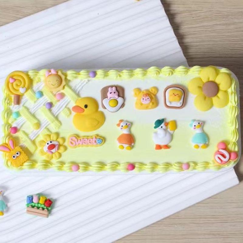 Набор для пенала из кремового клея ручной работы – Креативный и милый набор студенческой канцелярии