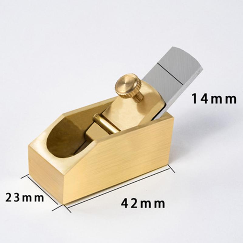Small Brass Convex Bottom Cutter Portable Adjustable Hand Planer Luthier Violin Thumb Copper Carving Tools Wood Making Tools