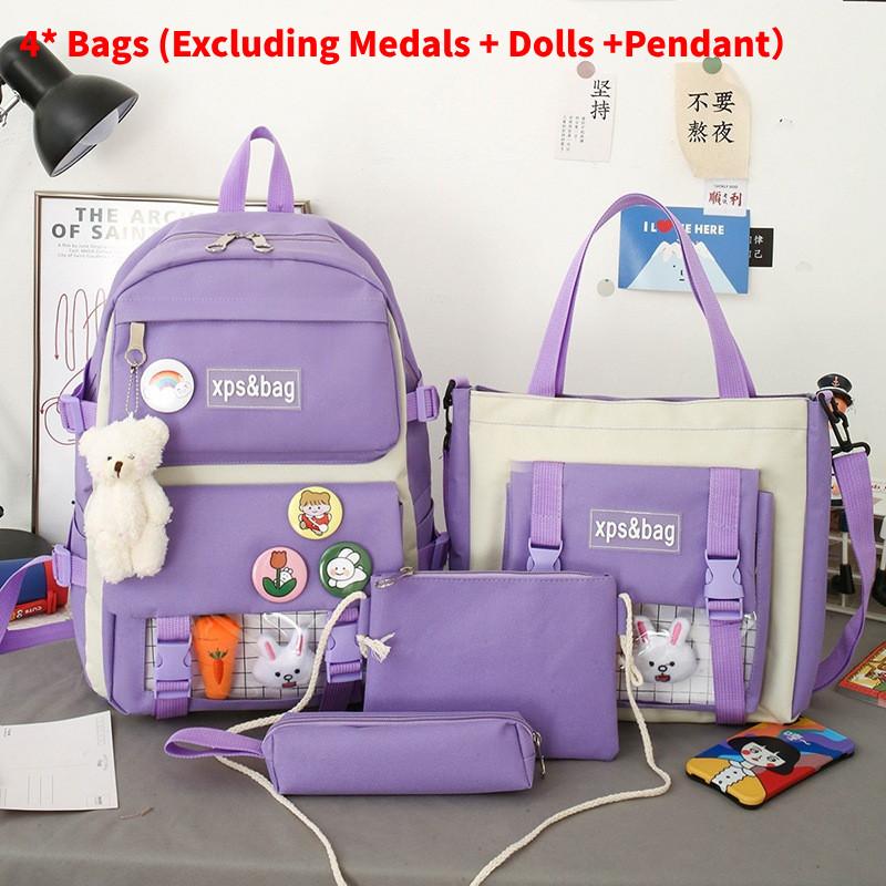 Casual Travel Backpack For Girls With Expandable Storage And Comfortable Cushioned Straps