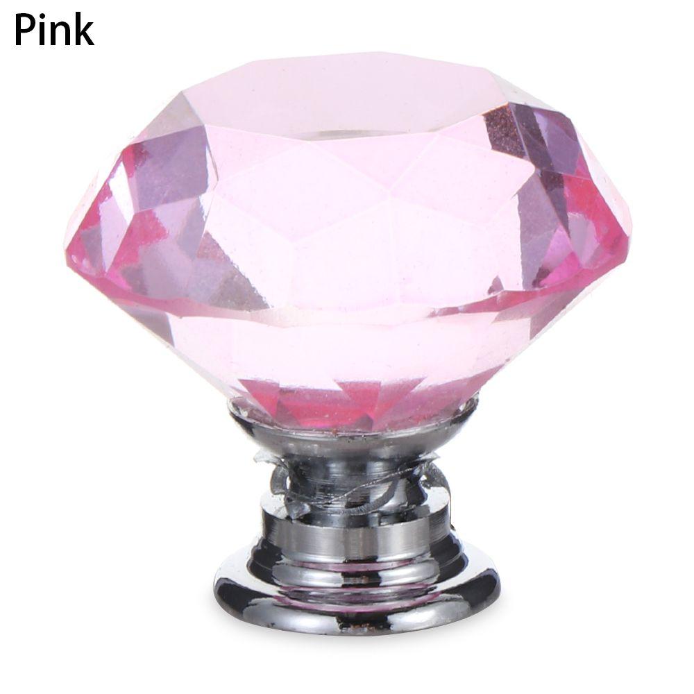 Фурнитура для ящиков Ручки для шкафов Дверные ручки Кристальные стеклянные ручки Алмазные ручки Пуговицы для шкафов