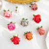Artificial Flowers Rose Heads Home Wedding Decoration Festival Party DIY Gift Box Scrapbook Craft Headdress Wrist Flower Hotsale