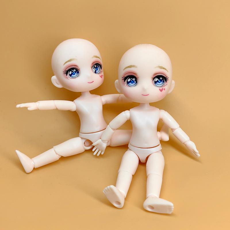 13 см BJD кукла-манекен для переодевания с подвижными кистями 9.5 см и макияжем, включает аксессуары принцессы