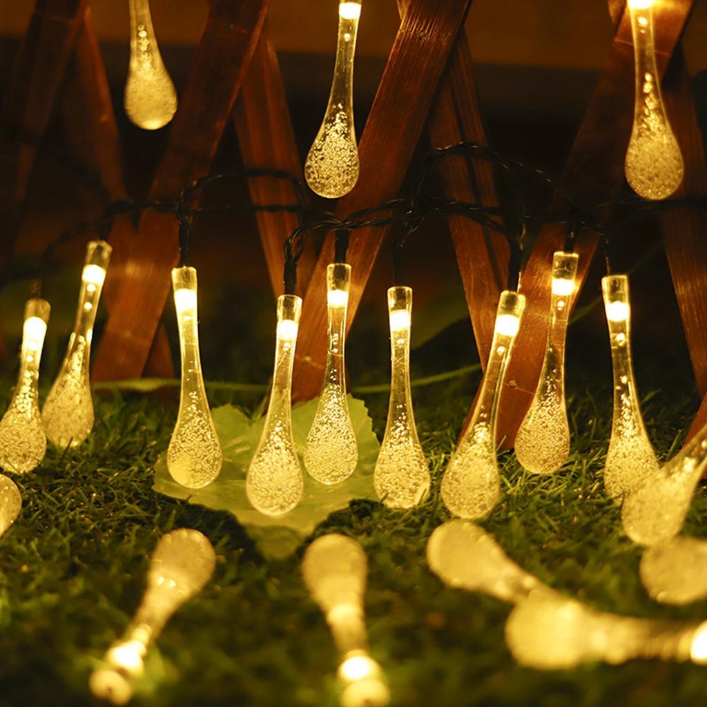 Наружный солнечный гирляндный светильник, водонепроницаемый солнечный светильник для истории, забор для двора, украшение для рождественской вечеринки