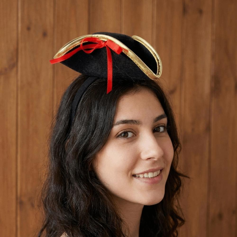 Head Wear Pirate Cap Role Play Cosplay Headpiece Creative Halloween Headband Cosplay Event