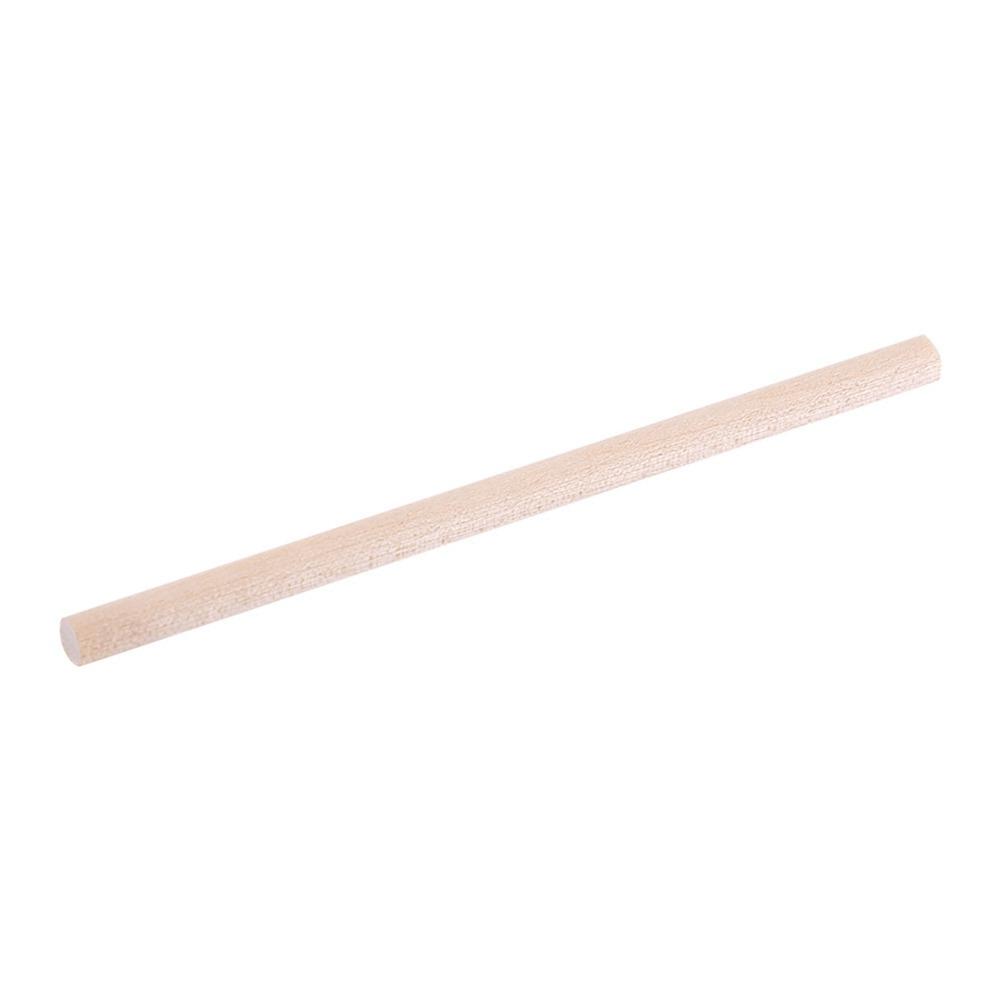 200pcs 1/8 x 3.94 Inch Round Wood Sticks Round Shape Hardwood Dowel Pins DIY Projects