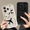 Чехол для телефона с принтом самолета для Xiaomi 14T 13T Pro Poco X7 F6 X6 Pro Redmi Note 14 13 Pro 12 11 матовый TPU противоударный мягкий силиконовый бампер