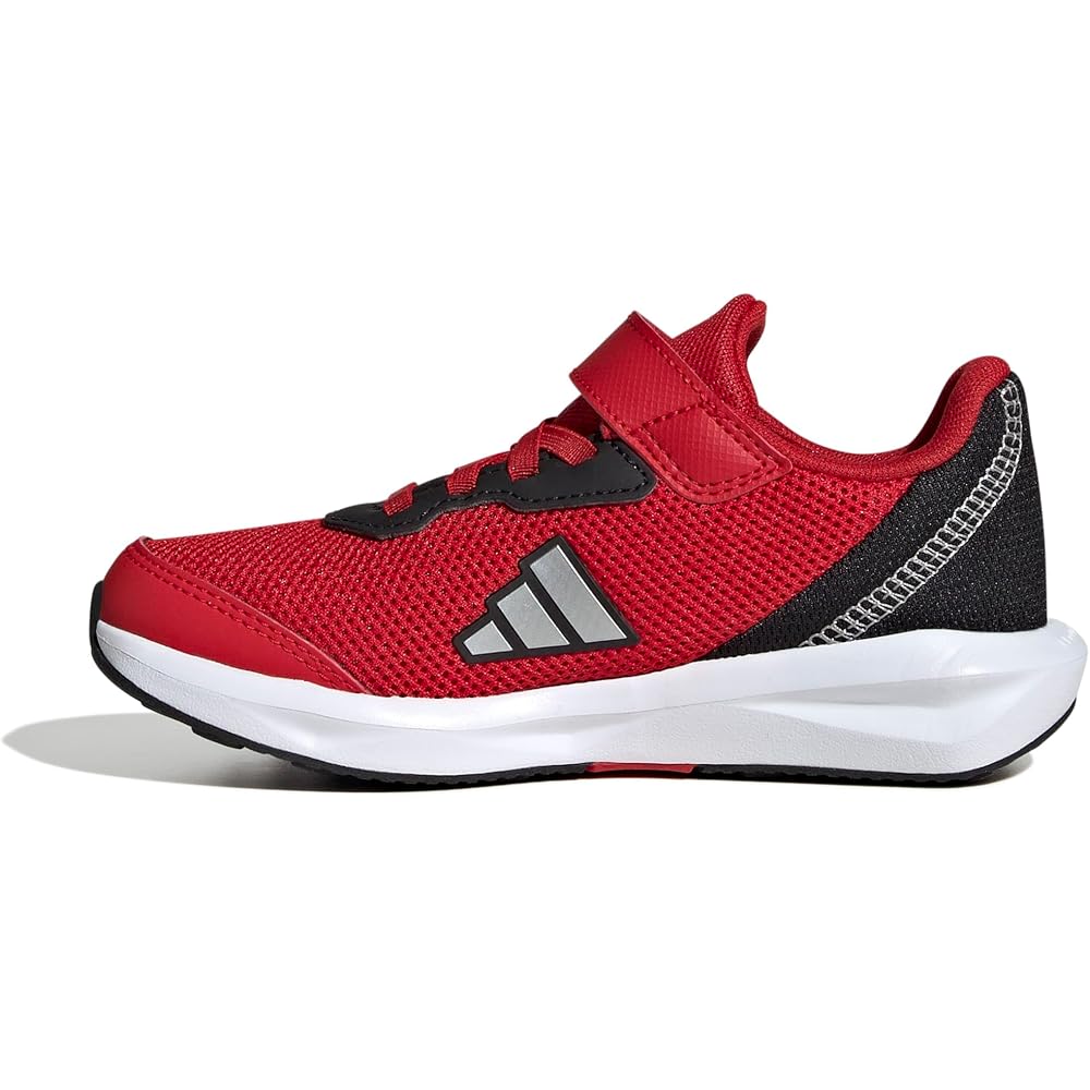 Adidas Faito EL Kids Sneakers Unisex Boys Girls 17-25.5cm Better Scarlet/Silver Metallic/Core Black Size 22.5 cm