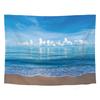 Travel Landscape Tapestry Wall Hanging Mountain Beach Landmark Living Room Bedroom Home Decor Polyester Fabric