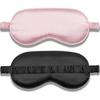 Sleeping Eye Mask 2 Pack, Soft Blackout Eye Mask for Men and Women, Sleeping Blackout Eye Mask for Supine and Side Sleepers, Nighttime Sleeping