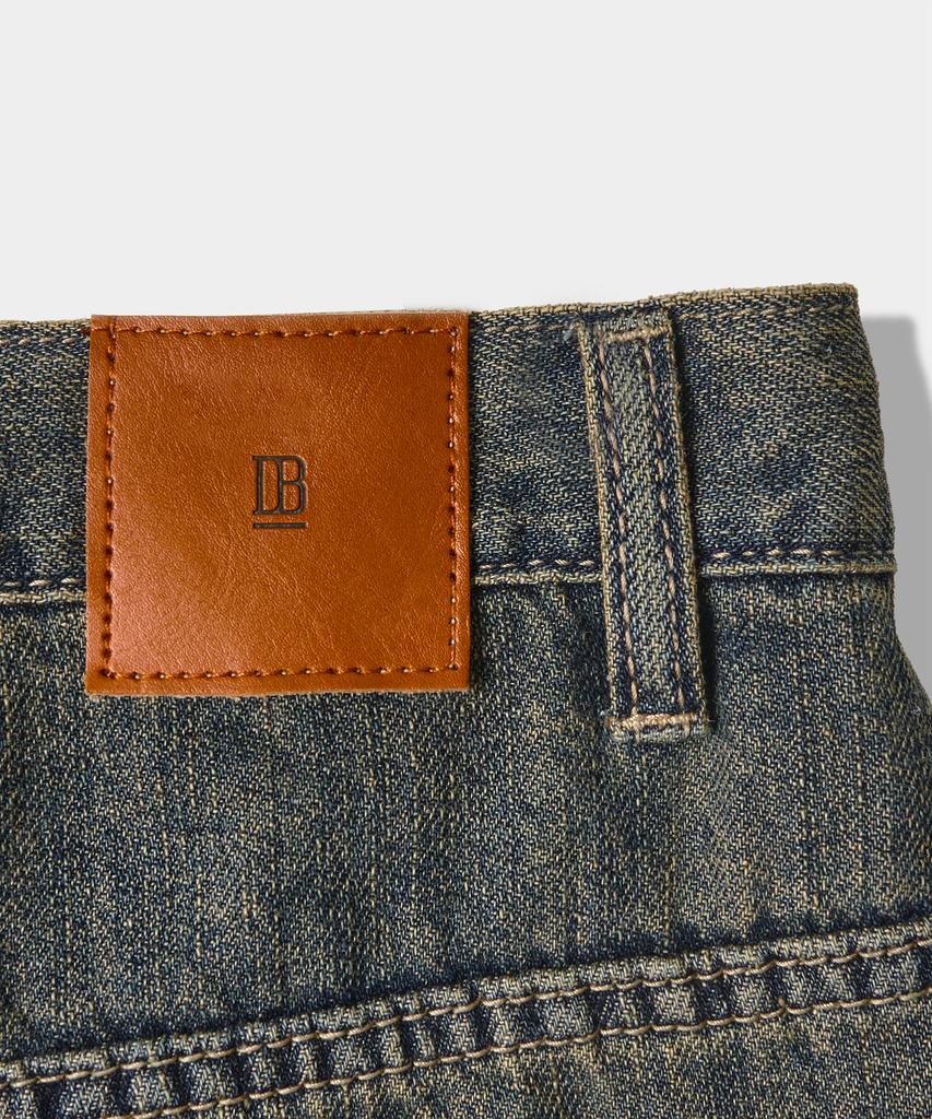 Dimiteulibeullaeg Asi Essential Curved Balloon Denim Pants_Linen-Like Yellow Wash