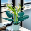 Non-Toxic Potted Flower Bouquet Model Orchid Building Block Flores Convallariae Desktop Decoration Children Gifts Toys For Children 610Pcs