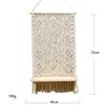 Wall Hanging Shelves Plant Shelf Rope Wooden Hanging Storage Floating Shelves Macrame Wall Hanging Shelf For Bedroom Bathroom Living Room