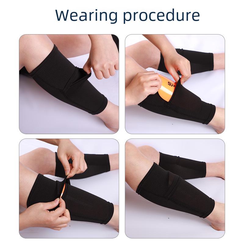 Дышащие рукава-щитки для голени карманного типа: Футбольные носки с мягкими вставками для взрослых и молодежи.