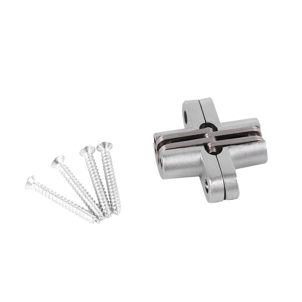 180 Degree Zinc Alloy Invisible Folding Door Cross Hidden Hinges (94mm)