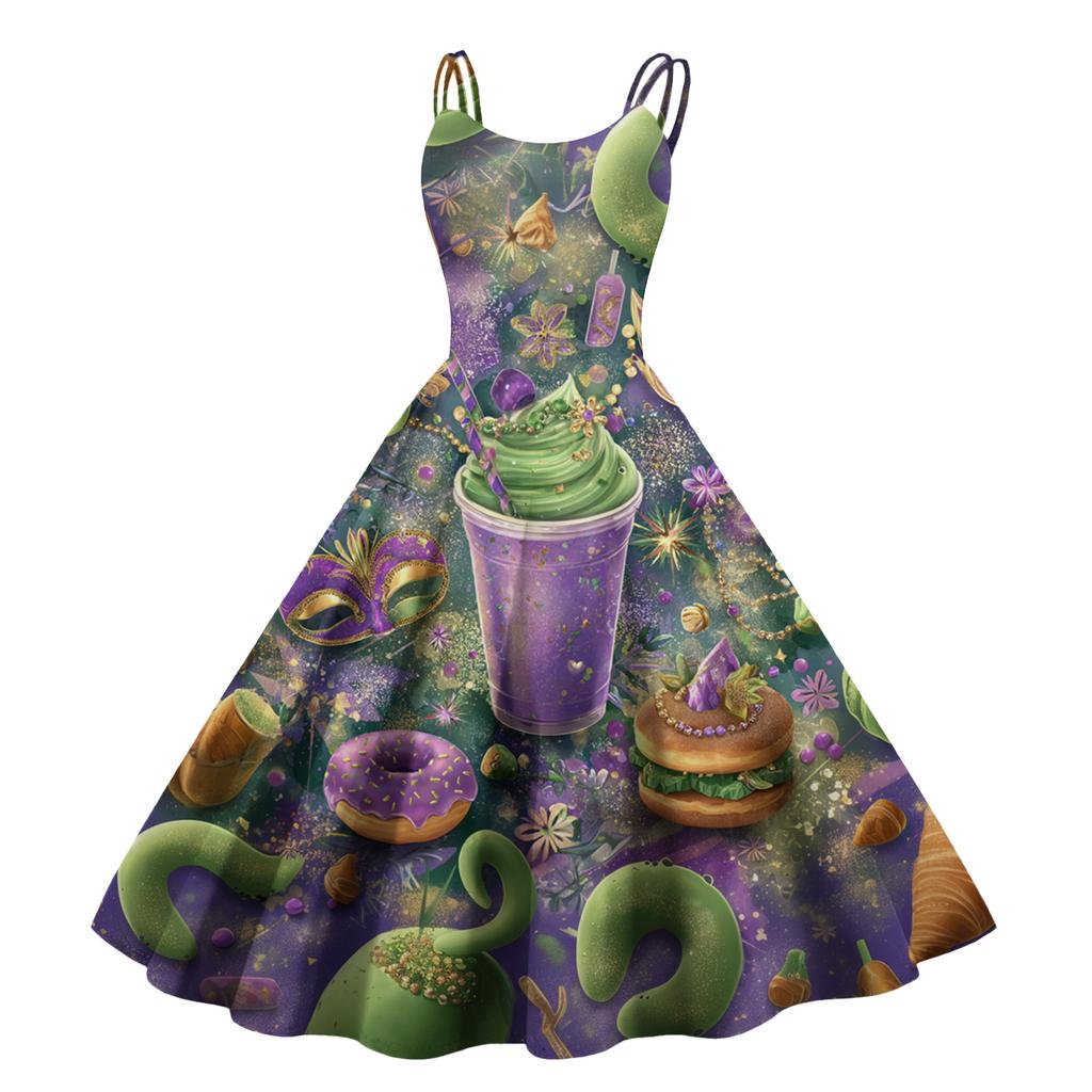 Женское сексуальное платье с принтом на Хэллоуин, с открытыми плечами, в стиле панк, винтаж