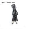 1meter 2pin DC Usb Male To Male Female Power Wire Diy Cable Supply Charging 5.5x2.1mm Cord 5.5mmx2.1mm Jack Plug Connector
