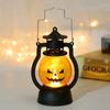 Halloween Decorative Atmosphere Lamps Layout Creative Small Oil Lamp Electronic Candle Small Horse Lights Portable Pumpkin Light