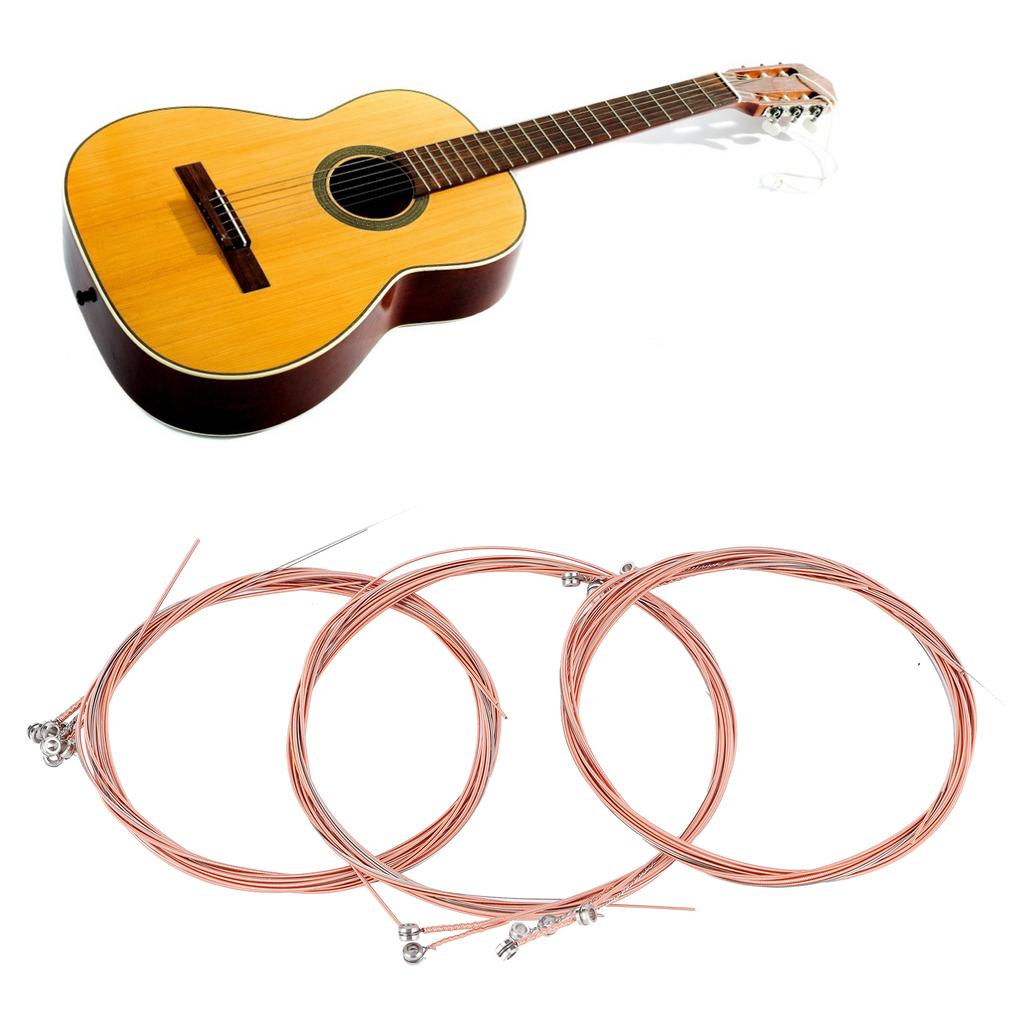 3Set Universal Steel Acoustic Folk Guitar Strings Replacement Musical Instrument Accessories3Set