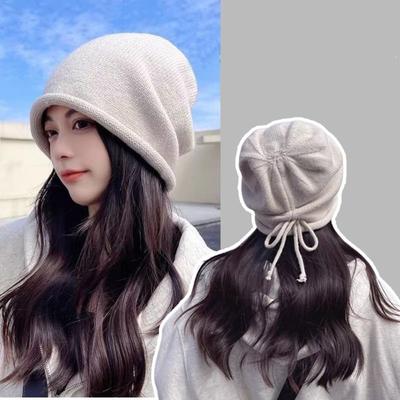 Хип-хоп шапочки сплошной цвет штабелируемый капот мягкая вязаная шапка для мужчин