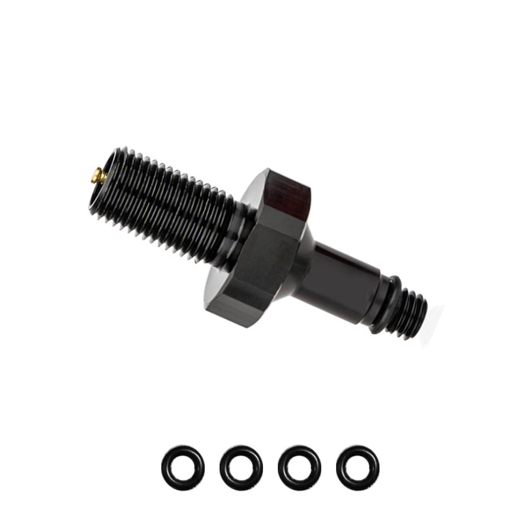 Bike Valve Adapter Conversion Tool Aluminum Alloy Rear Shock Absorber Inflatable Joint Red