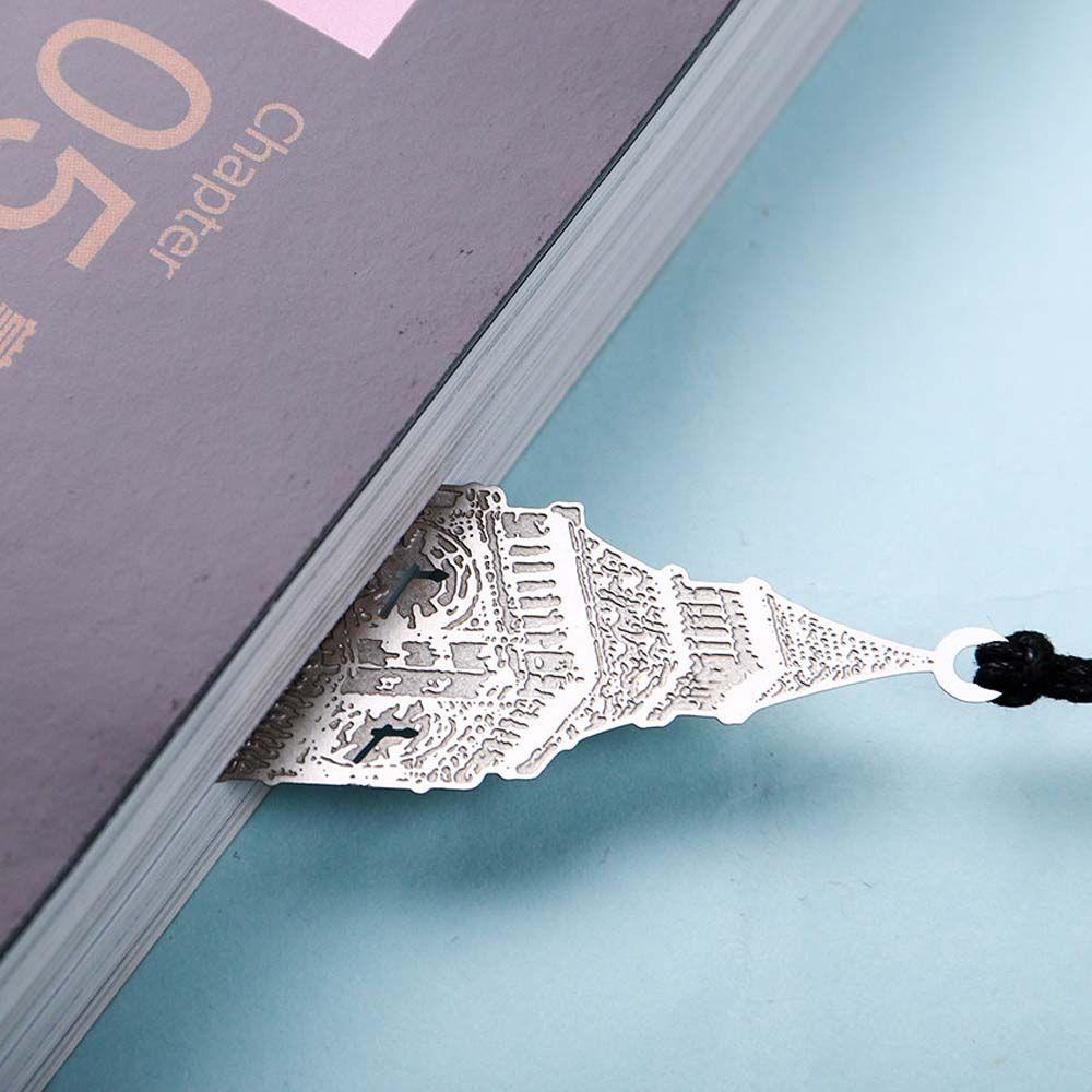 Metal Vintage Building Book Mark Modeling European Bookmark Eiffel Tower Big Ben Bookmark Mark Page