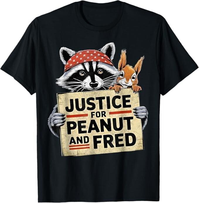 Justice For Peanut The Squirrel And Fred the Raccon Unisex T-Shirt Unisex T-Shirt