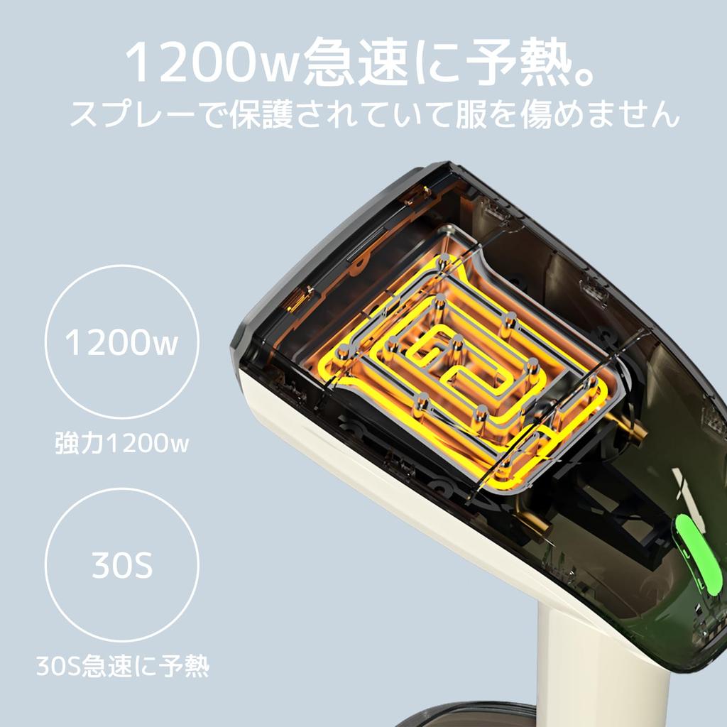 Парогенератор Sumiren для одежды Паровая непрерывная сушка Глажка для горизонтальной и вертикальной складки Большая емкость Пыльца Дождливый сезон Пылевой клещ Для дома