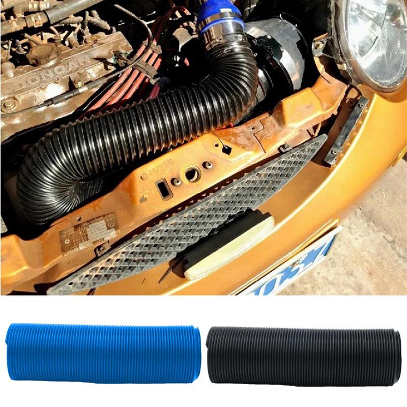 Air Duct Hose Flexible Hose Car Cold Air Intake Inlet Pipe High Temp Airflow Car Cold Air Inlet Tube Induction Intake Hose