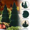 Yousheng 6 Pcs Honeycomb Christmas Tree 3D Folding Christmas Tree Tabletop Centerpiece for Rustic Farrmhouse Home Table Decor