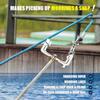 U Shaped Dock Hook Stainless Steel Long Distance Threader  Marine Hardware Accessories