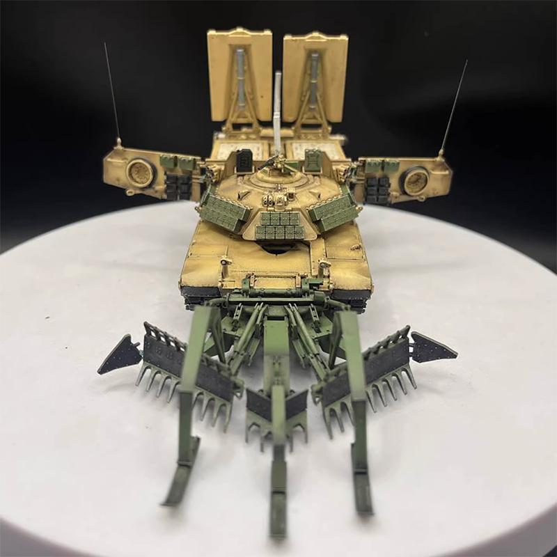 AM 1/72 Масштаб M1ABV Штурмовая Разрушающая Машина M1150 Саперно-Спасательный Танк Тяжелая Инженерная Боевая Машина Симуляция Смоляная Модель