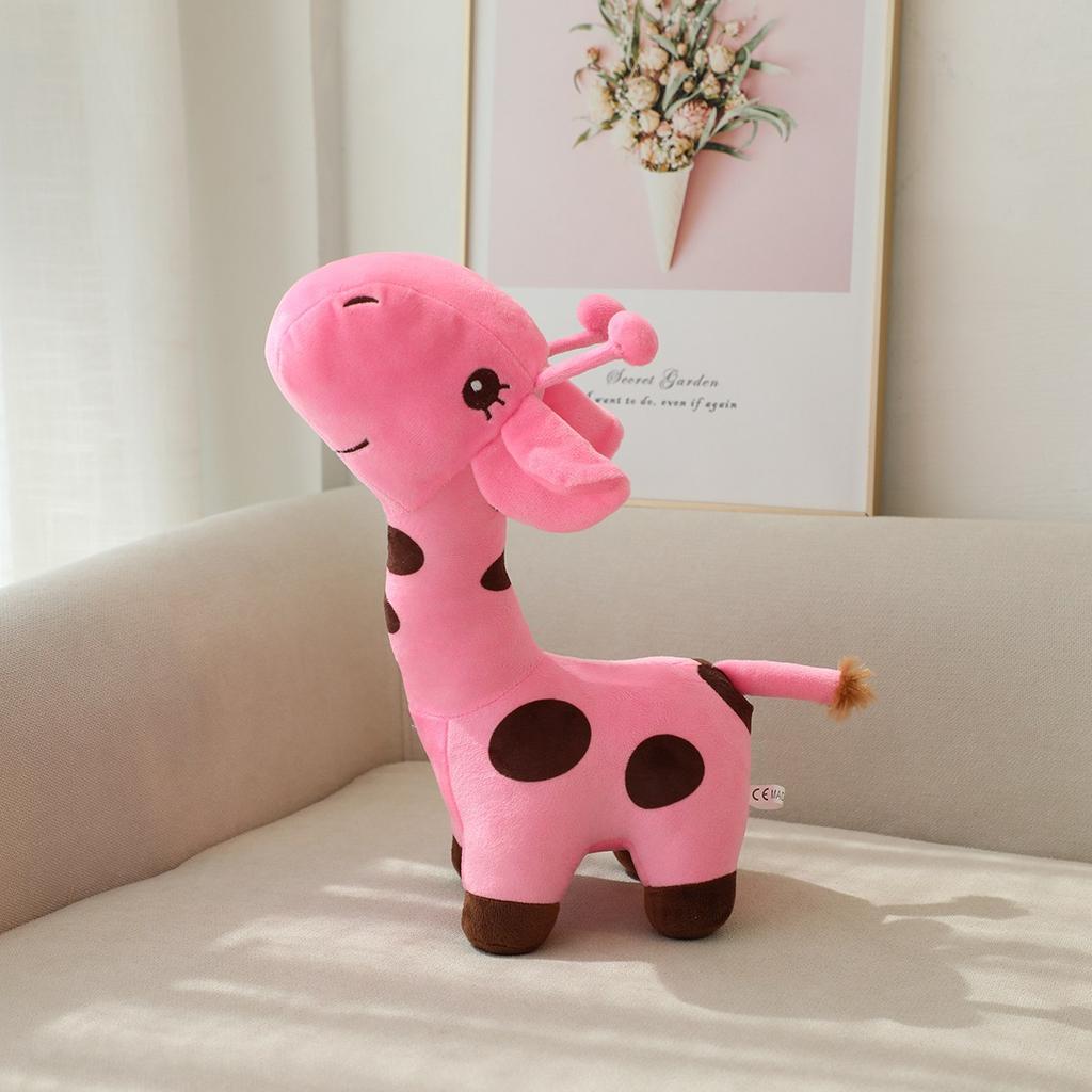 Cartoon Giraffe Plush Toy Kawaii Animal Doll Children's Toy Home Decoration Birthday Present Soft Toy Giraffe