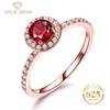 100% 925 Sterling Silver Engagement Rings For Women Sparkling Zircon Party Fine Jewelry