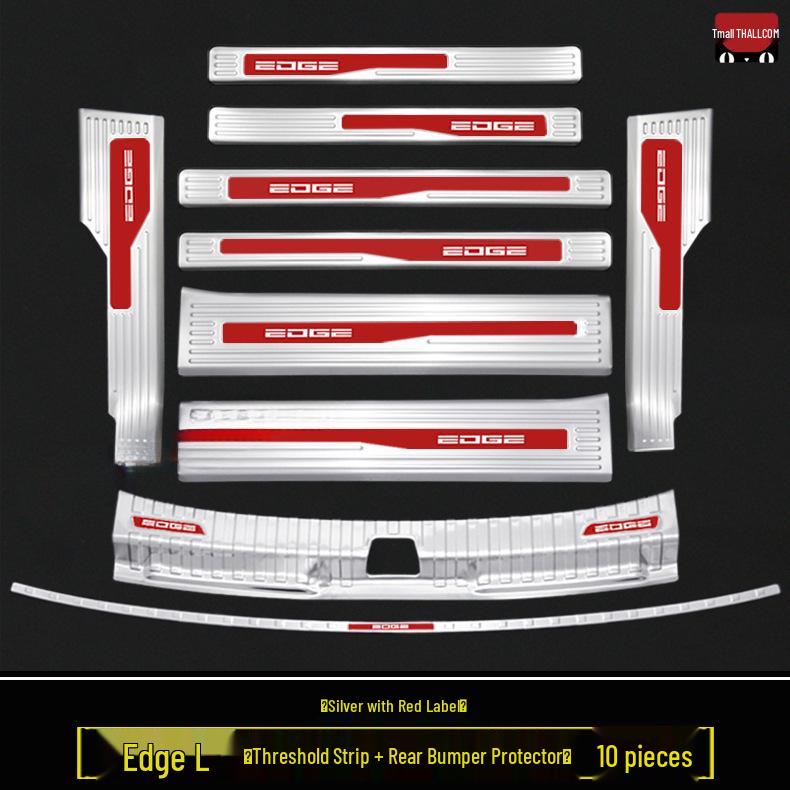2023-2025 Ford Edge L: Door Sill Strips, Welcome Pedals, Stainless Steel Trunk Protector, Decorative Stickers