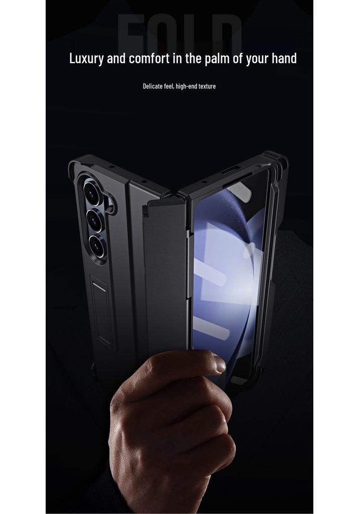 Совместимый защитный чехол для Samsung Z Fold 8 с пленкой, держателем для стилуса и полным покрытием шарнира