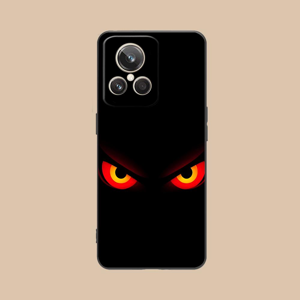 Anime Eyes Phone Case for Realme 15 14 13 12 11 10 9 Pro Plus T i Lite 5G Soft TPU Shockproof Cover