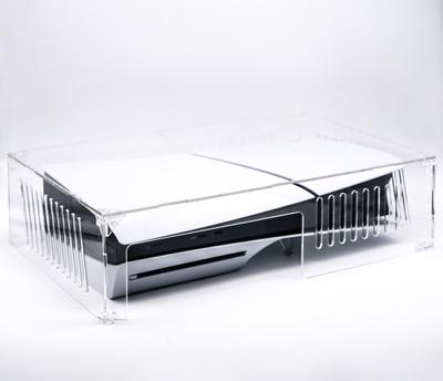 PS5 Slim Пыль Горизонтальный PS5 Blitzowl Пыль для консоли PS5 PS5 Прозрачный акрил PlayStation 5 Горизонтальный Защитный Совместимый только с PS5 Slim Крышка,