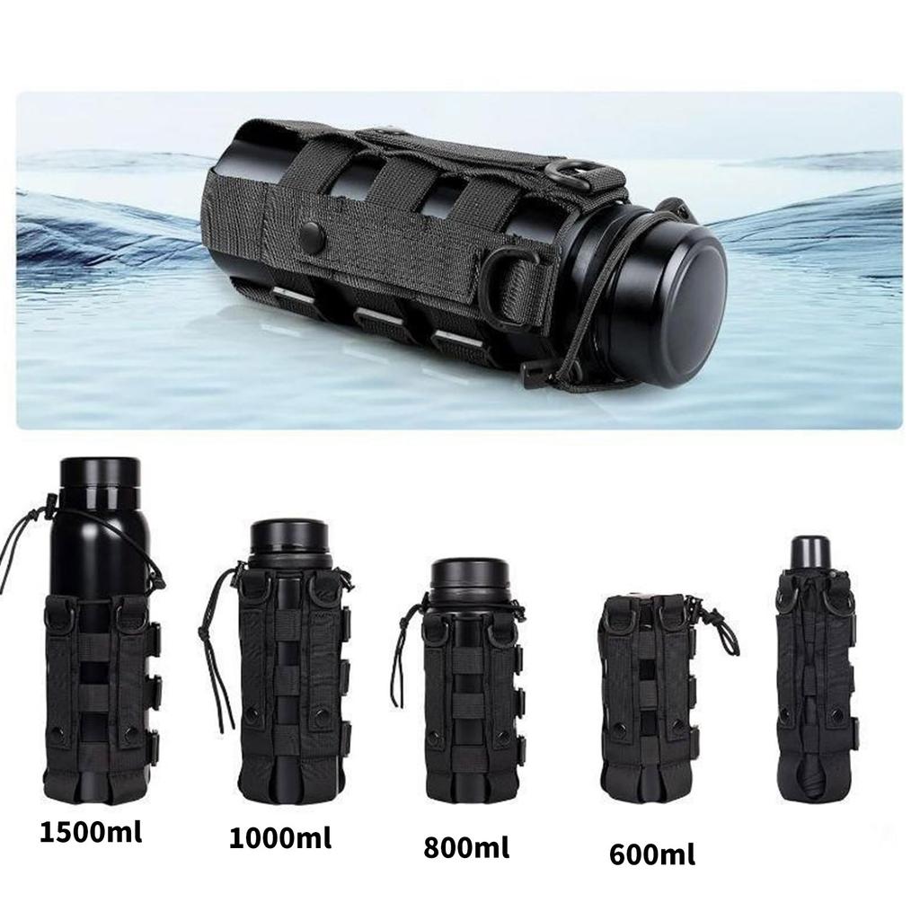 Сумка-держатель для бутылки с водой на пояс из нейлона, тактические чехлы для бутылок с водой, переноски для бутылок с водой для кемпинга, пешего туризма, путешествий