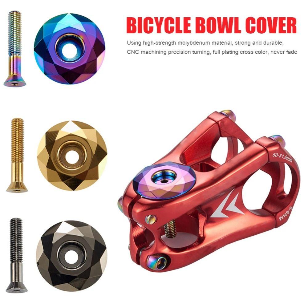 Aluminum Zinc Zinc Alloy Bike Headset Top Cap for 28.6mm Bike Accessories Bicycle Headset Spacers  Road Bike