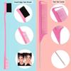 10Pcs New Hair Styling Comb Set Plastic Triple Teasing Comb Braid Tool Teasing Hair Brush